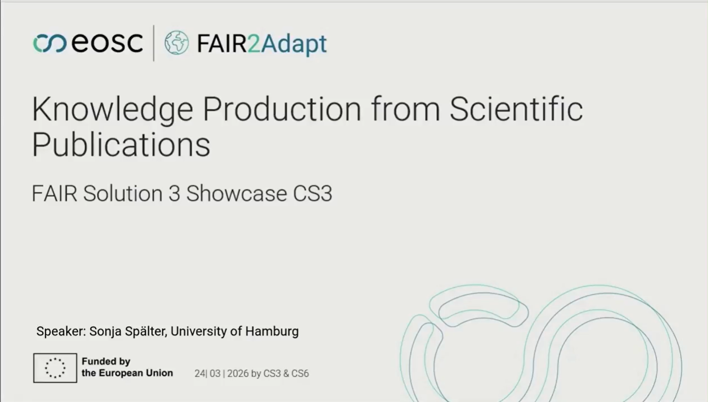 Knowledge Production from Scientific Publications: FAIR Tools for Hamburg & Bremen
