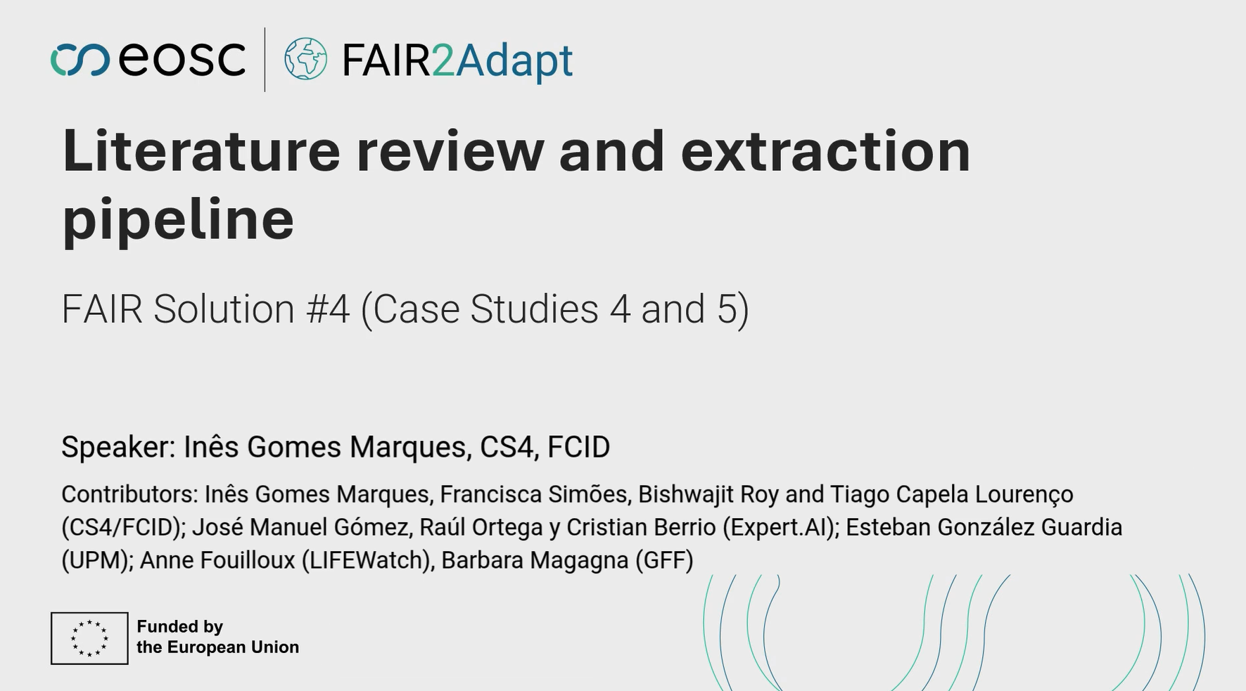 AI-Assisted Literature Review and Claim Extraction for Climate Change Adaptation
